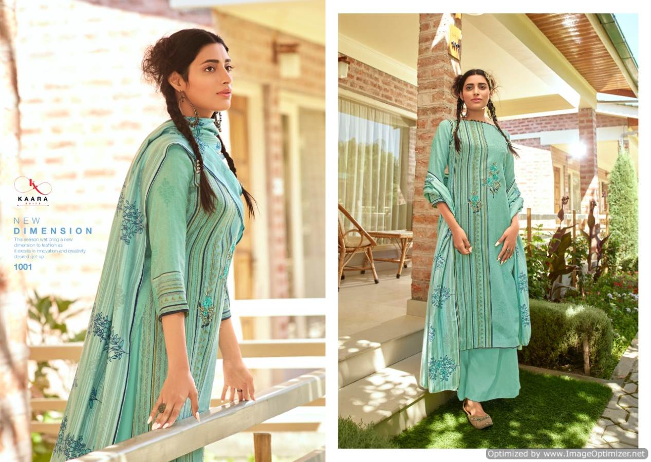 Kaara Patola Pure Pashmina Designer Party Wear Plazzo Suit Dress Material